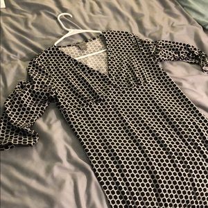 Anne Taylor spandex blend 3/4 sleeve dress